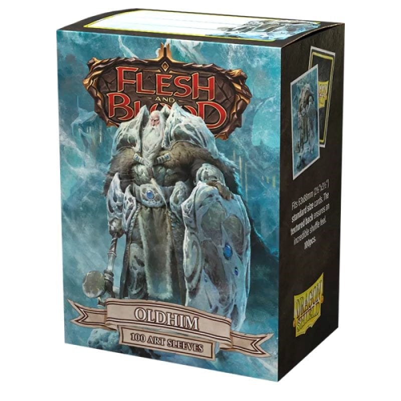 Arcane Tinmen Trading Card Games Dragon Shield Sleeves - Matte Art Flesh and Blood Oldhim (100)