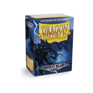 Arcane Tinmen Trading Card Games Dragon Shield Sleeves Night Blue Classic (100) - 63x88 mm