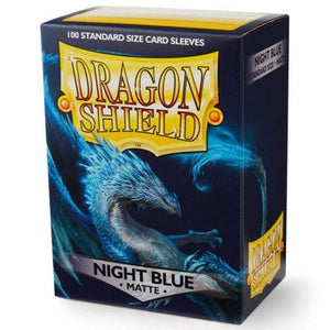 Arcane Tinmen Trading Card Games Dragon Shield Sleeves - Night Blue Matte (100) 63x88mm