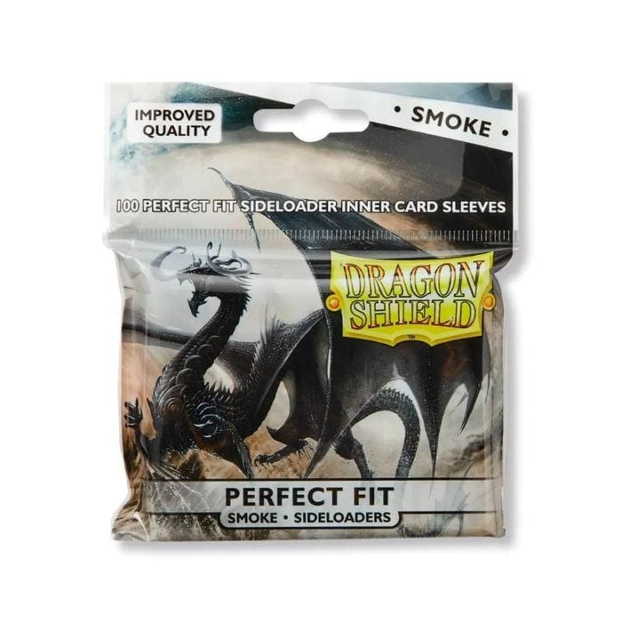 Sleeves - Dragon Shield - Perfect Fit SIDELOADER (100ct) Smoke