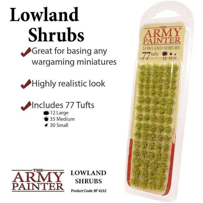 Battlefields - Lowland Shrubs 77pc (Army Painter Blister)