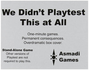 Asmadi Games Board & Card Games We didn't Playtest this Legacies (Grey Box)