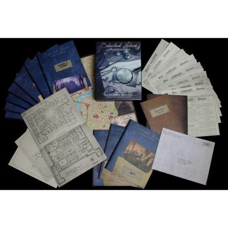 Asmodee Board & Card Games Sherlock Holmes Consulting Detective Carlton House & Queen's Park