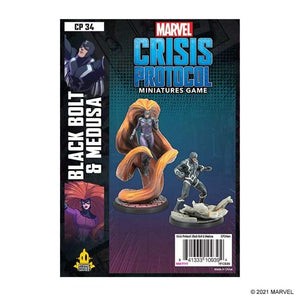 Atomic Mass Games Miniatures Marvel Crisis Protocol Miniatures Game - Black Bolt and Medusa Expansion