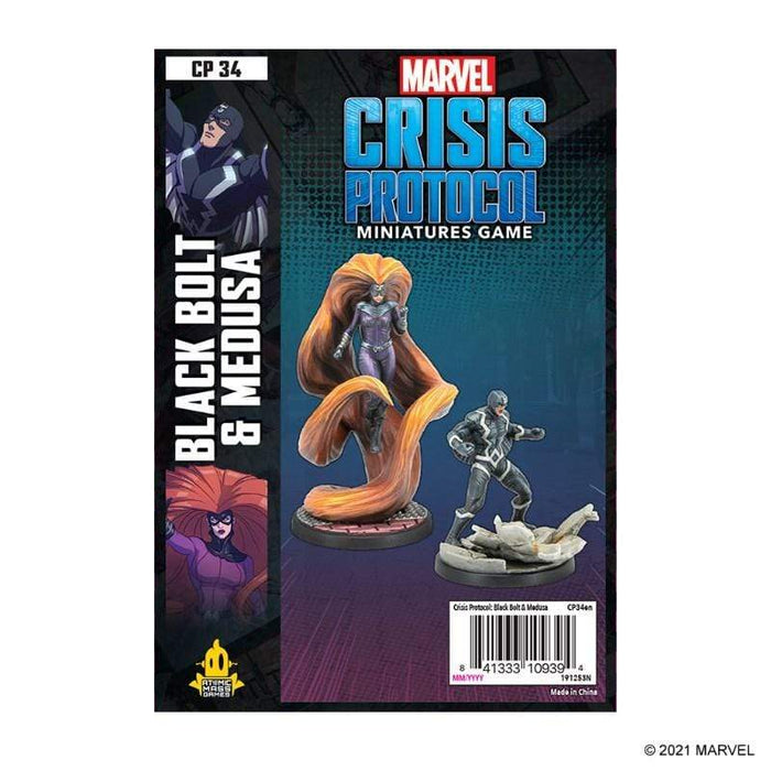 Marvel Crisis Protocol Miniatures Game - Black Bolt and Medusa Expansion