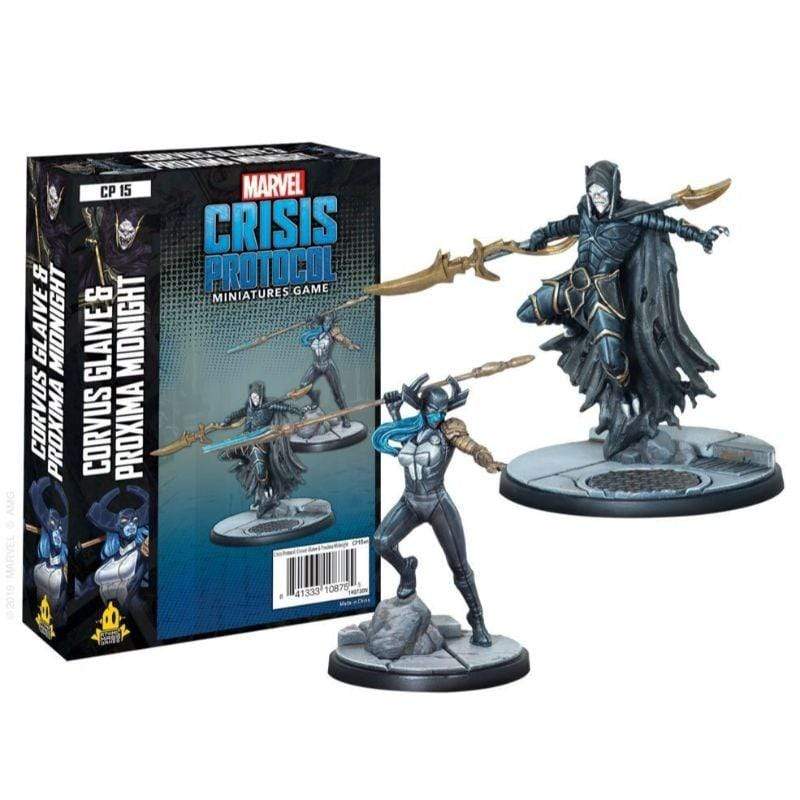 Atomic Mass Games Miniatures Marvel Crisis Protocol Miniatures Game â Corvus Glaive and Proxima Midnight Expansion