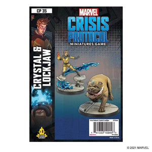 Atomic Mass Games Miniatures Marvel Crisis Protocol Miniatures Game - Crystal and Lockjaw Expansion