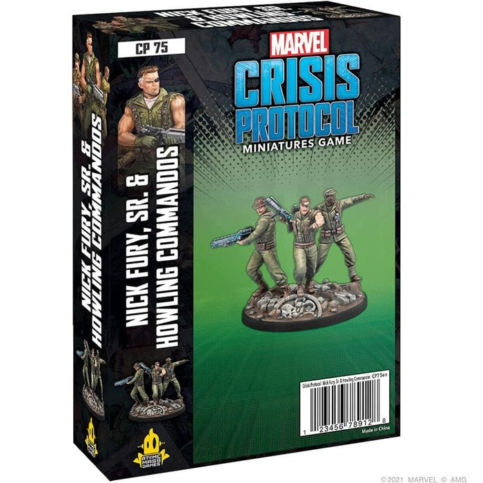 Marvel Crisis Protocol Miniatures Game - Nick Fury SR. and Howling Commandos