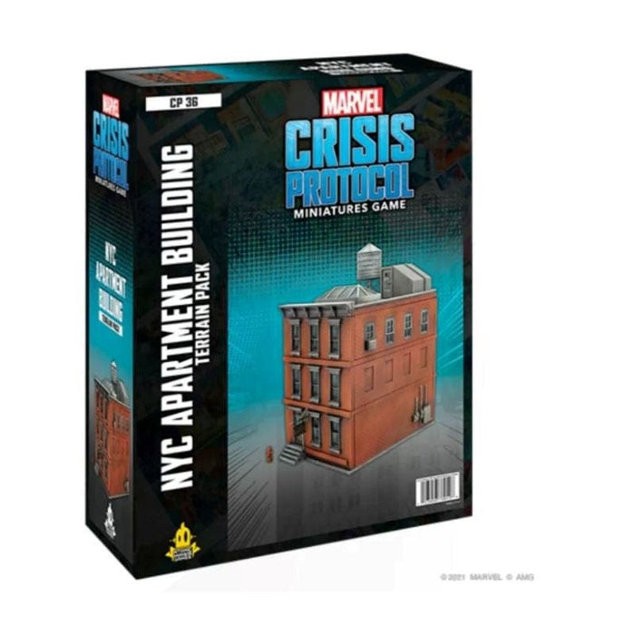 Marvel Crisis Protocol Miniatures Game NYC Apartment Building Terrain