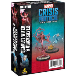 Atomic Mass Games Miniatures Marvel Crisis Protocol Miniatures Game - Scarlet Witch and Quicksilver Expansion