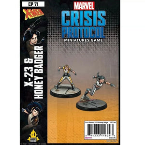 Atomic Mass Games Miniatures Marvel Crisis Protocol Miniatures Game - X-23 & Honey Badger Character Pack