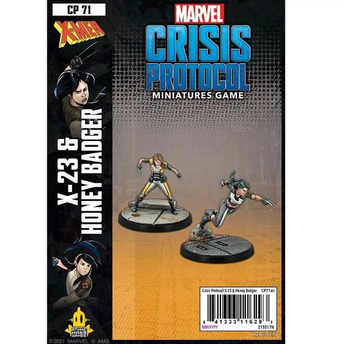 Marvel Crisis Protocol Miniatures Game - X-23 & Honey Badger Character Pack