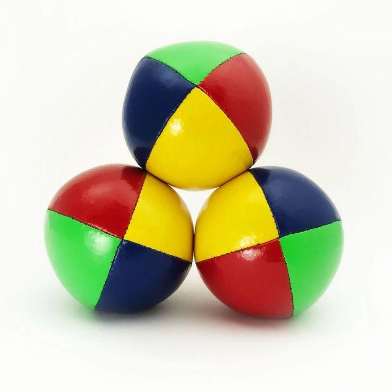 Balls for Your Mind Novelties Juggling Balls - 3 in Black Bag (Large)