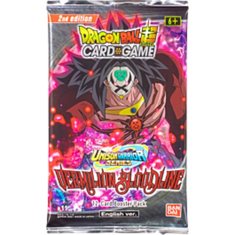 Bandai Trading Card Games Dragon Ball Super TCG - UW2 Vermilion Bloodline second edition - Booster