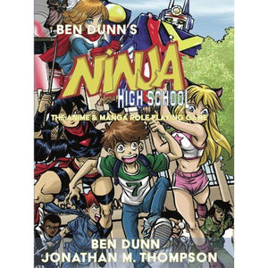 Battlefield Press Roleplaying Games Ninja High School - The Anime and Manga RPG - Core Rules (OpenD6 Edition)