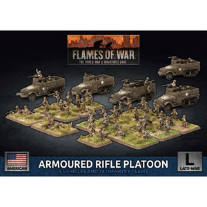 Battlefront Miniatures Miniatures Flames of War - Americans - Armored Rifle Platoon (Plastic)
