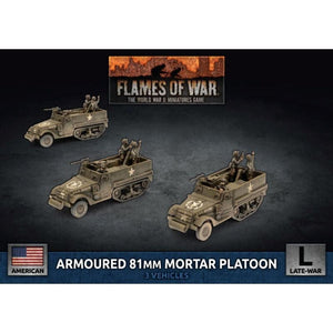 Battlefront Miniatures Miniatures Flames of War - Americans - M4 81mm Armoured Mortar Platoon (x3)