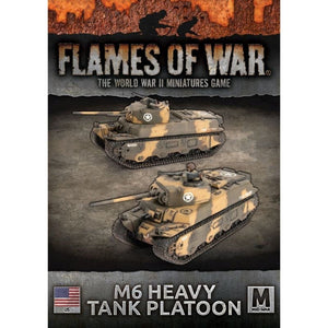 Battlefront Miniatures Miniatures Flames of War - Americans -  M6 Heavy Tank (x2)