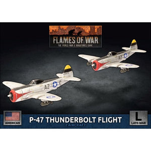 Battlefront Miniatures Miniatures Flames of War - Americans - P-47 Thunderbolt Fight Flight (x2)