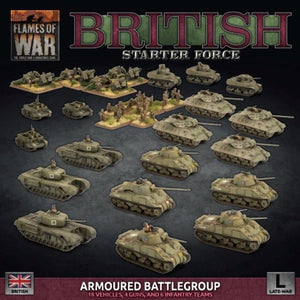 Battlefront Miniatures Miniatures Flames of War - British LW ‘Armoured Battlegroup’ Army Deal