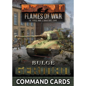 Battlefront Miniatures Miniatures Flames of War - Bulge - German - Command Cards