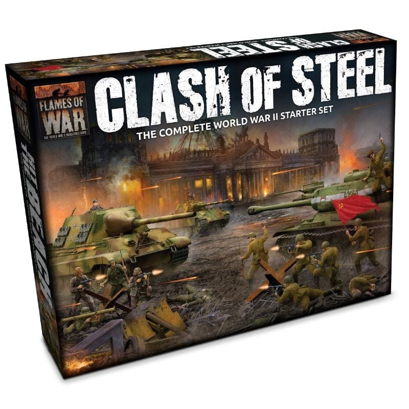 Battlefront Miniatures Miniatures Flames of War - Clash of Steel Starter Set (LW German vs Soviet)