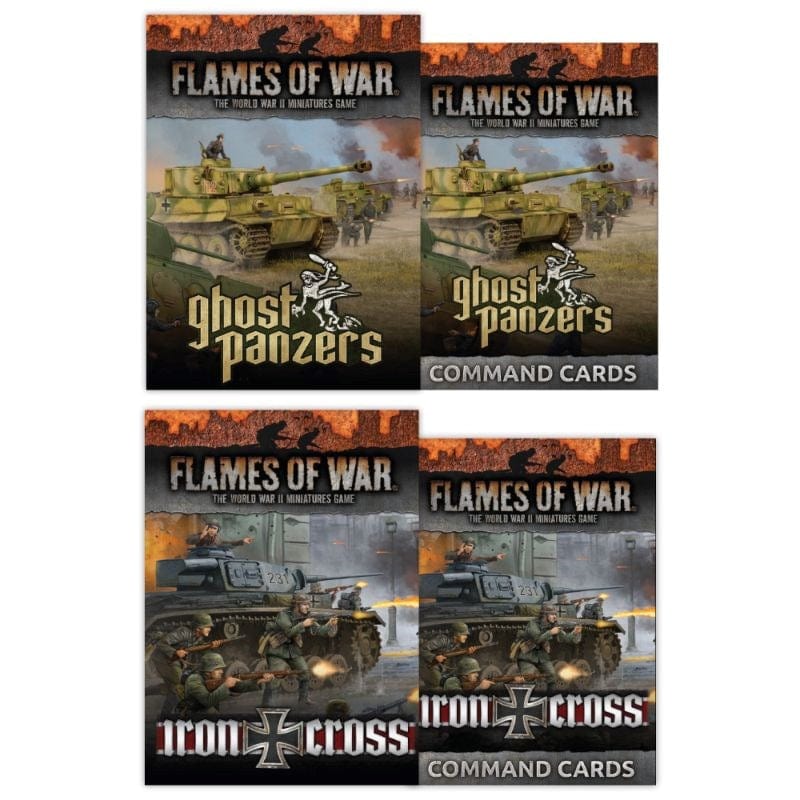 Battlefront Miniatures Miniatures Flames of War - German Eastern Front Unit & Command Cards (184 Cards)