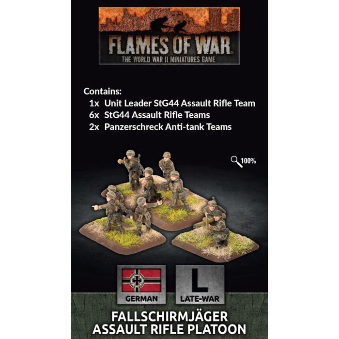 Flames of War - German - Fallschirmjager Assault Rifle Platoon
