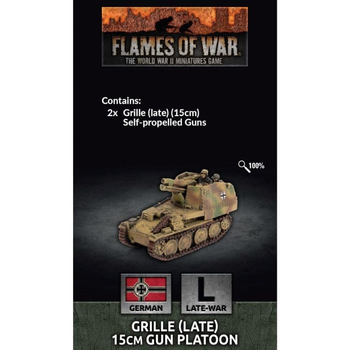 Flames of War - German - Grille (Late) 15cm Gun Platoon