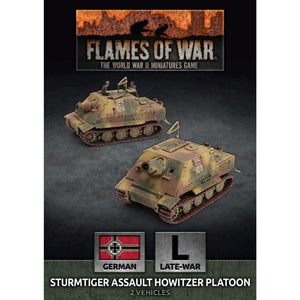Battlefront Miniatures Miniatures Flames of War - German - Sturmtiger Assault Howitzer Platoon