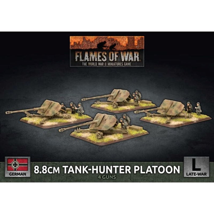 Flames of War - German -  8.8cm Tank-Hunter Platoon (x4 Plastic)