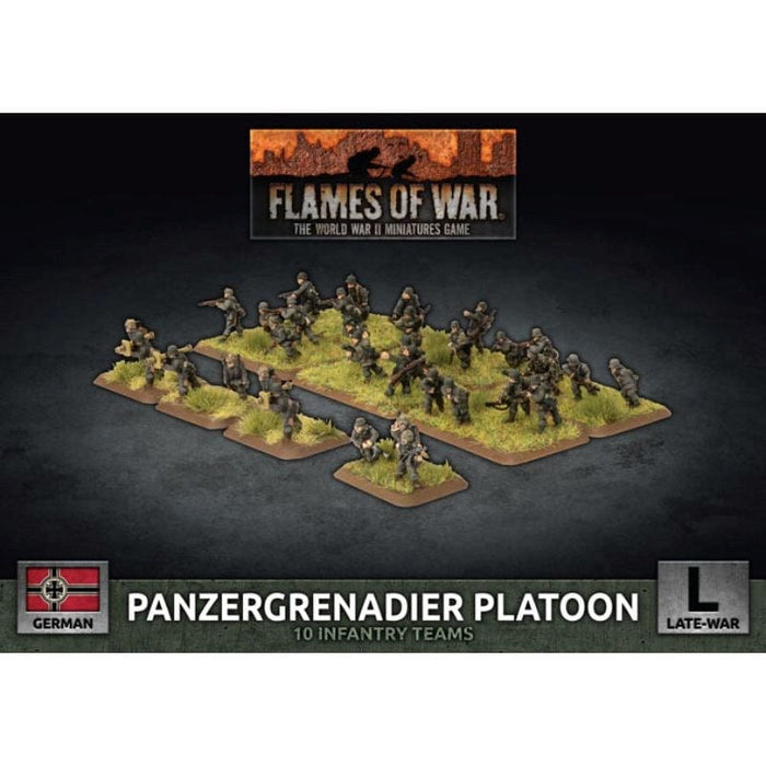 Flames of War - German -  Panzergrenadier Platoon (Plastic)