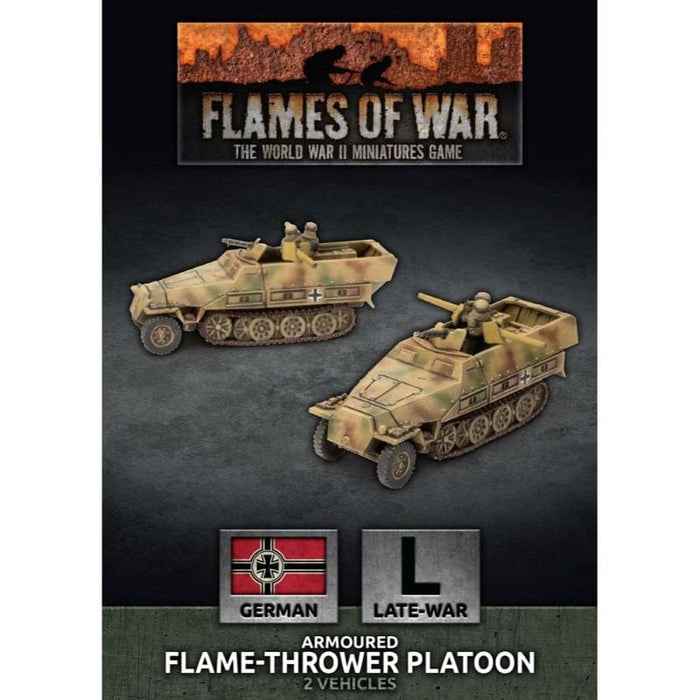 Flames of War - German -  Sd Kfz 251 Flamethrower Platoon (x2 Plastic)