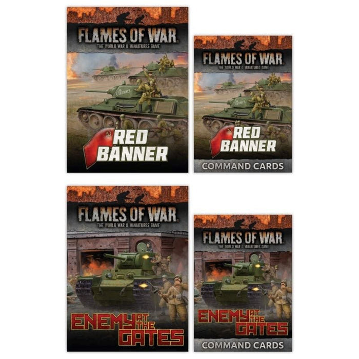 Flames of War - Soviet Eastern Front Unit & Command Cards (174 Cards)