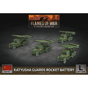 Battlefront Miniatures Miniatures Flames of War - Soviet -  Katyusha Guards Rocket Battery (x4 Plastic)