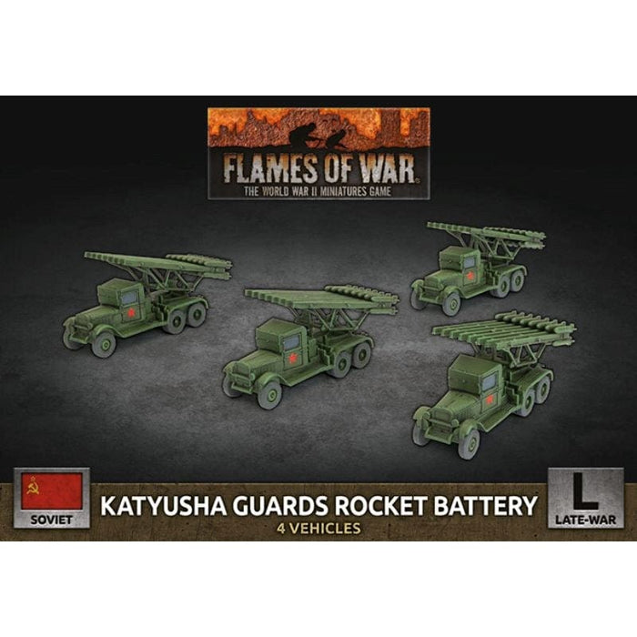 Flames of War - Soviet -  Katyusha Guards Rocket Battery (x4 Plastic)