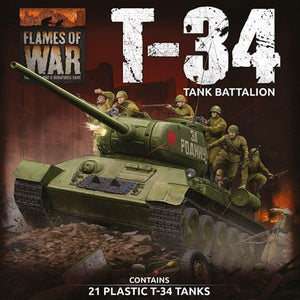 Battlefront Miniatures Miniatures Flames of War - Soviet - LW T-34 Army Deal (Plastic)
