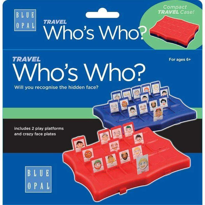 Who's Who Travel - Blue Box (Blue Opal) (like Guess Who)