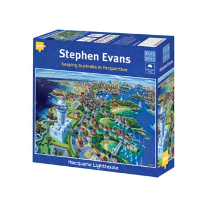 Blue Opal Australia Jigsaws Evans Macquarie Lighthouse (1000pc) Blue Opal