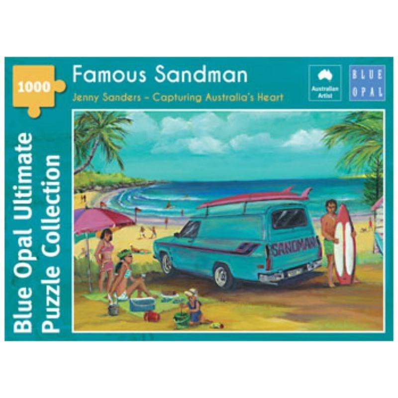 Blue Opal Australia Jigsaws Jenny Sanders - Famous Sandman (1000pc) Blue Opal
