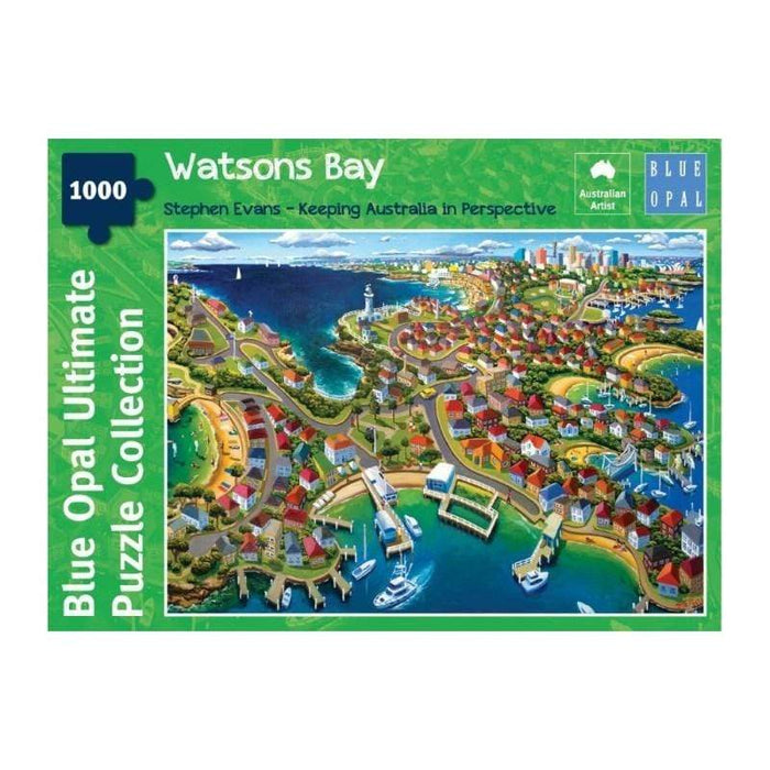 Stephen Evans - Watsons Bay (1000pc) Blue Opal