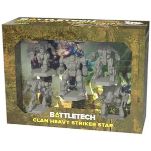 Catalyst Game Labs Miniatures Battletech - Clan Heavy Striker Star