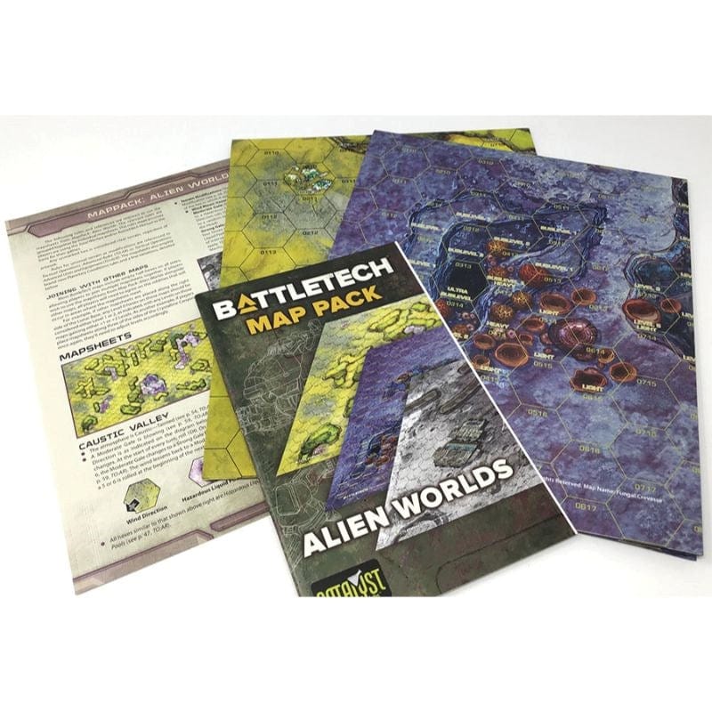 Catalyst Game Labs Miniatures BattleTech Map Pack - Alien Worlds