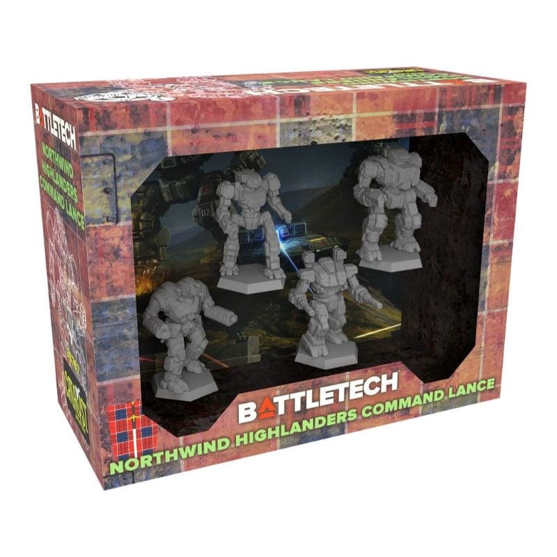 Catalyst Game Labs Miniatures BattleTech - Northwind Highlanders Command Lance