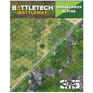 Catalyst Game Labs Miniatures Battletech - Premium BattleMat - Grasslands/Alpine