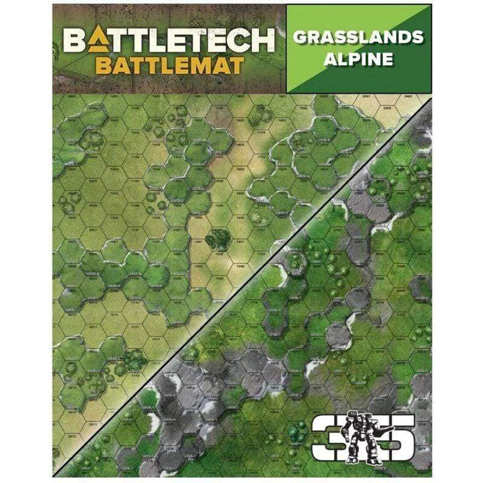 Battletech - Premium BattleMat - Grasslands/Alpine
