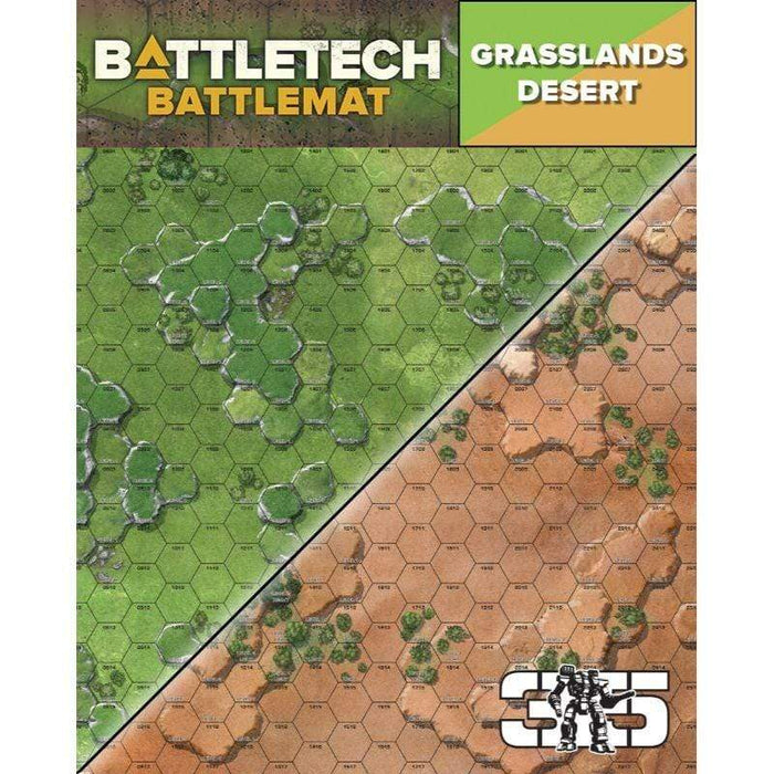 Battletech - Premium BattleMat - Grasslands/Desert
