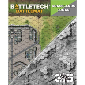 Catalyst Game Labs Miniatures Battletech - Premium BattleMat - Grasslands /Lunar