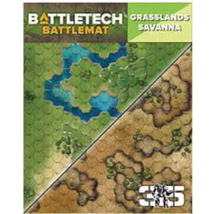 Catalyst Game Labs Miniatures Battletech - Premium BattleMat - Grasslands / Savannah