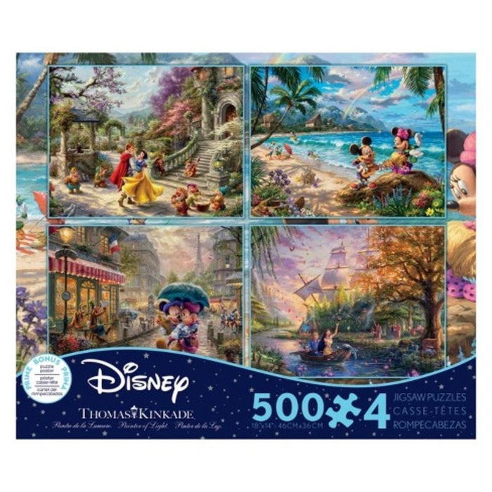 Thomas Kinkade - Disney 4 In 1 Multipack Series 6 (500pc)